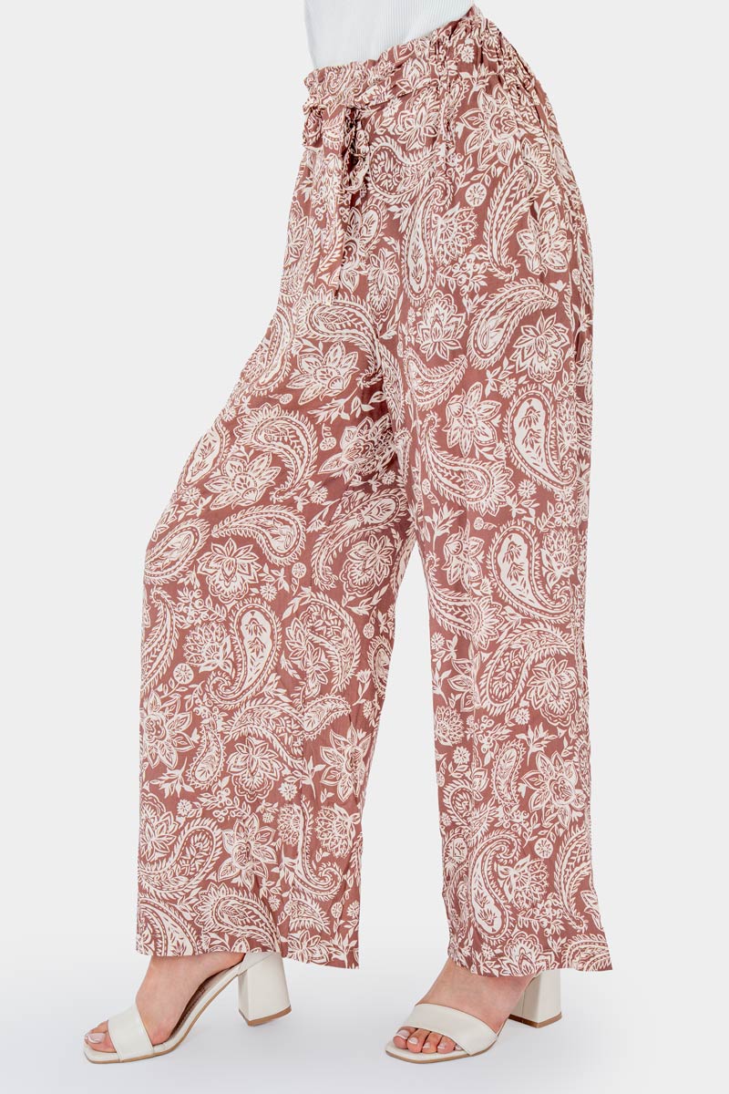 Pantalón fluido con elástico