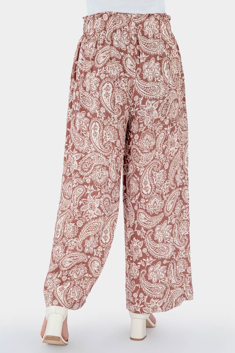Pantalón fluido con elástico