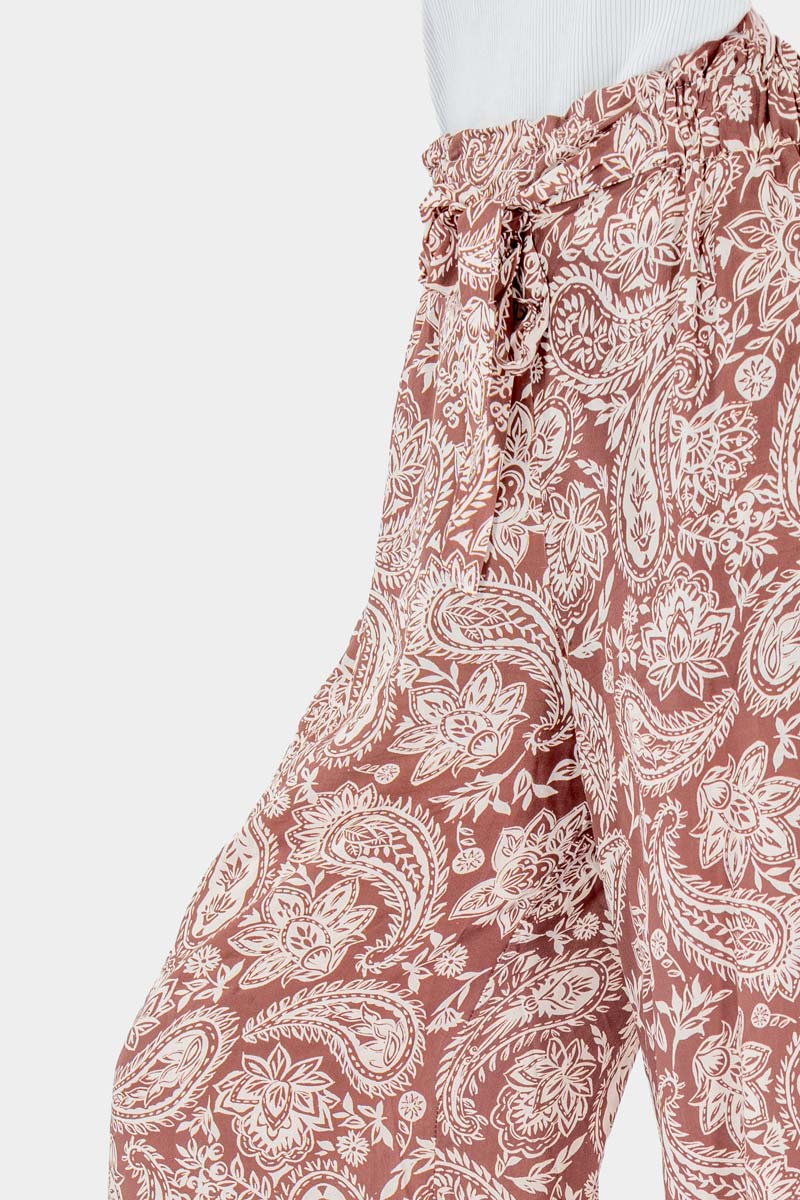 Pantalón fluido con elástico