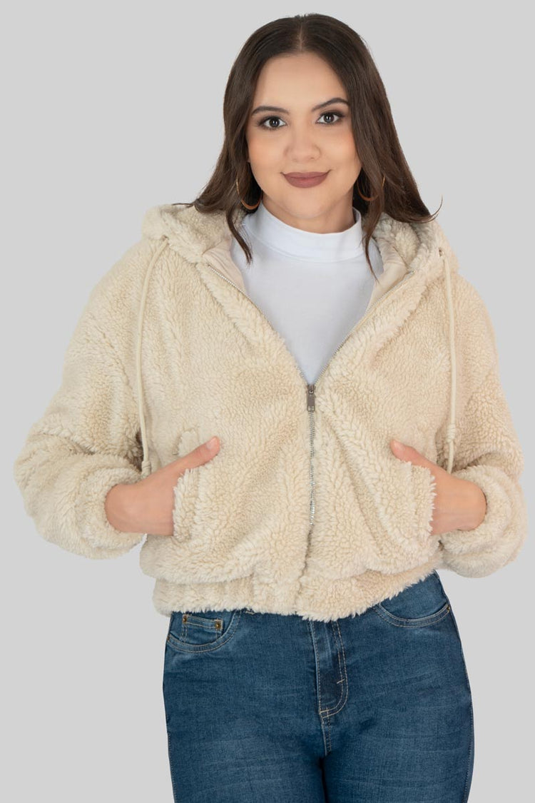 Chamarra con hoodie