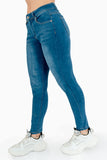 Jeans skinny de tiro alto