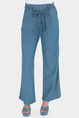 Pantalón amplio con jareta