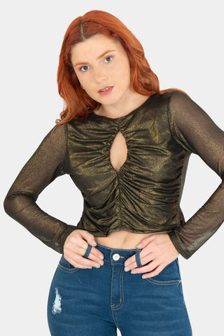 Blusa de manga larga