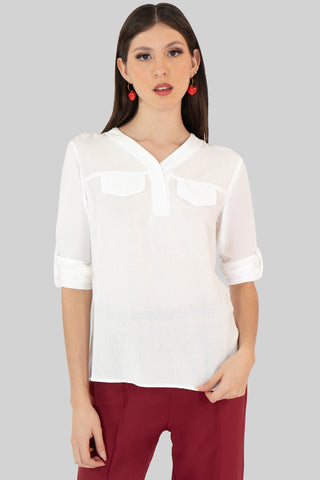 Blusa de manga larga