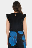 Blusa con escote redondo
