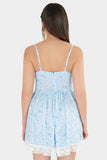 Vestido corto de tirantes