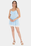 Vestido corto de tirantes