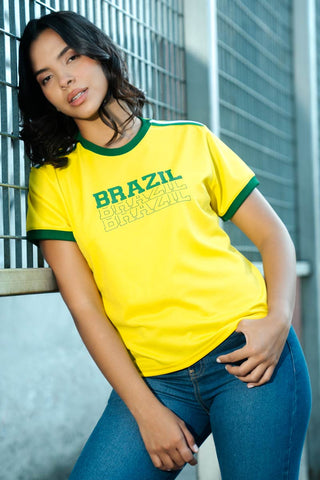 Playera de manga corta "Brazil"