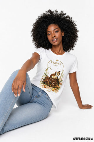 Playera de manga corta con estampado