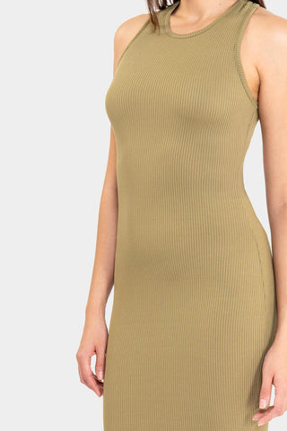 Vestido midi ajustado