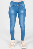 Jeans colombiano pretina ancha tiro medio (7004354412586)