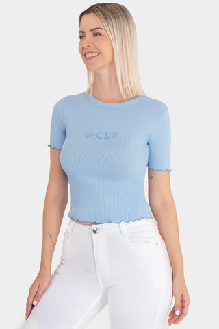 Playera de manga corta