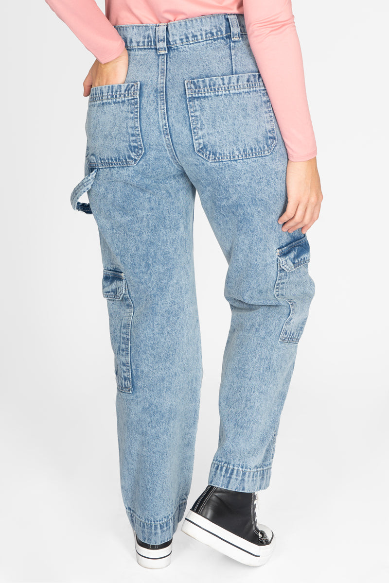 Jeans ancho con bolsas (6950788431914)