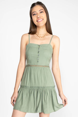 Vestido corto de tirantes