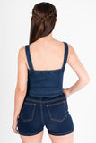 Blusa de mezclilla tipo corset (7452389933098)