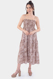 Vestido midi de tirantes