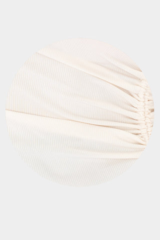 Blusa strapless con jareta