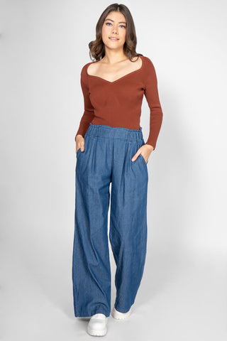jeans fluido corte ancho cintura paper bag (7482289979434)