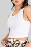 Playera crop sin mangas