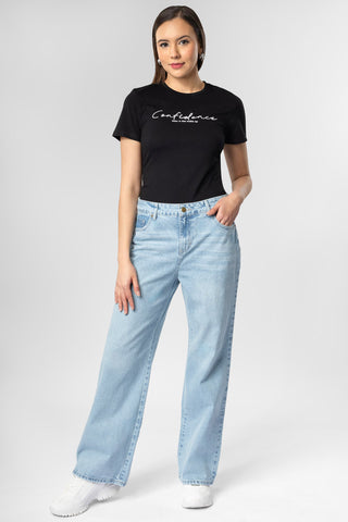 Jeans de pierna ancha