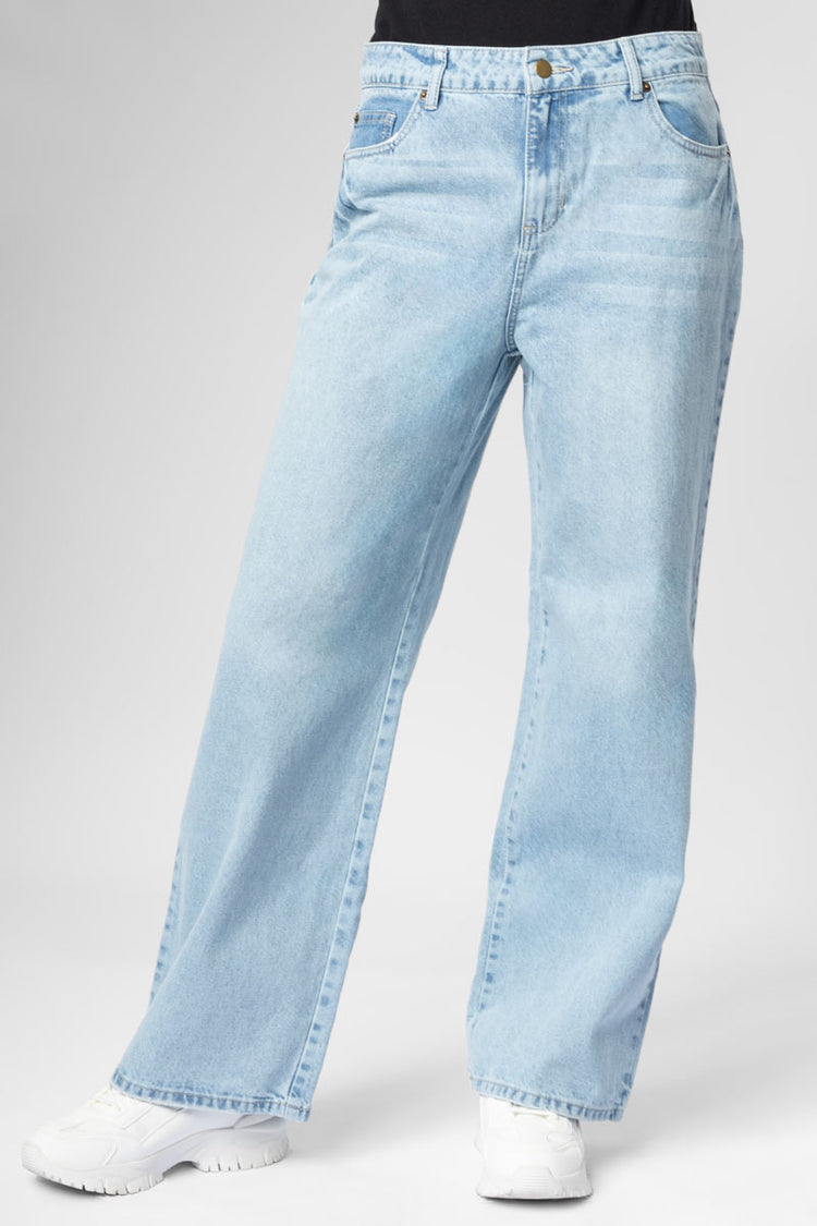 Jeans de pierna ancha