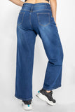Jeans anchos con tiro alto