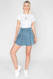 Mini falda de mezclilla