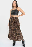 Falda midi animal print