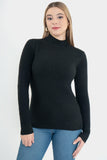 Suéter tejido de cuello alto