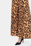 Pantalón ancho animal print