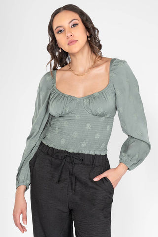 Blusa de manga larga