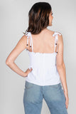 Blusa de tirantes con amarre