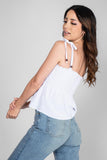 Blusa de tirantes con amarre