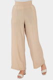 Pantalón con rayas ligeramente brillantes