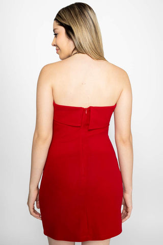 Vestido strapples