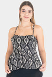 Blusa de tirantes con amarre en espalda