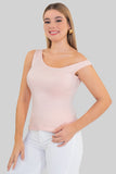 Blusa de tirantes asimétrica
