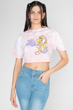 Playera crop oversize