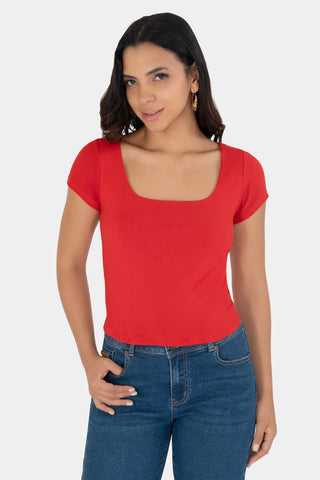 Playera de manga corta