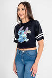 Playera crop de manga corta