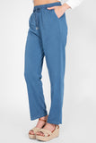 Pantalón recto con elástico