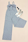 Jumpsuit de tirantes con moño