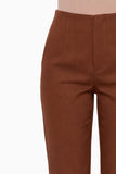 Pantalón recto con pinzas en cintura