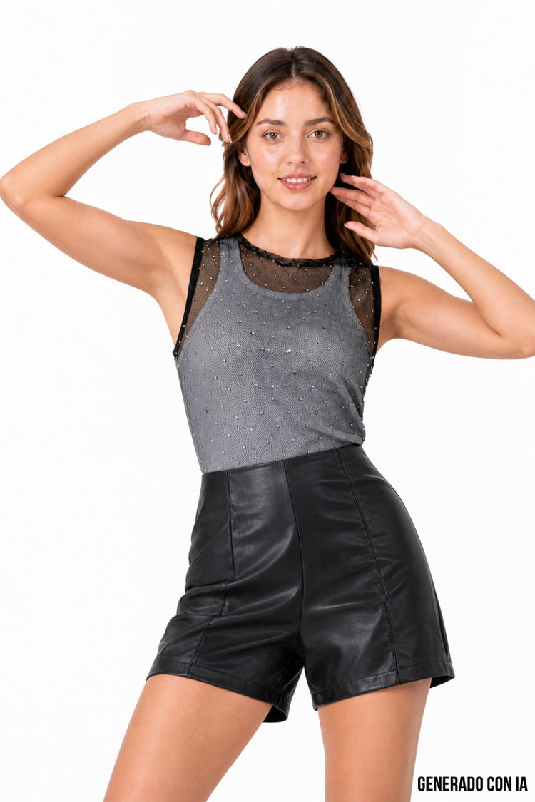 Short de tiro alto