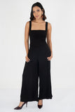 Conjunto de blusa tipo corset y pantalón ancho