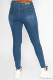 Jeans skinny de tiro alto