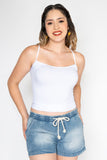 Playera crop de tirantes