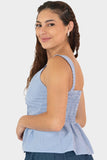 Blusa de tirantes a rayas