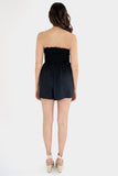 Shortsuit strapless con enrresortado