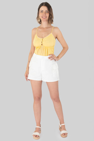 Short con bolsas cargo